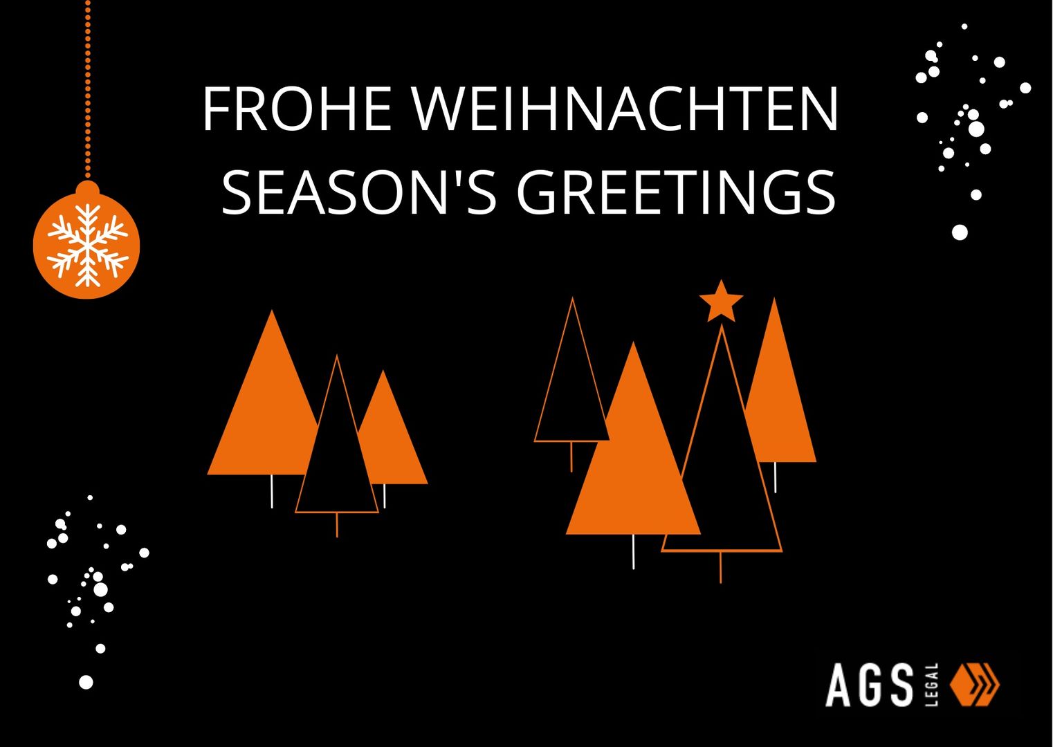 Frohe Weihnachten – Season's Greetings